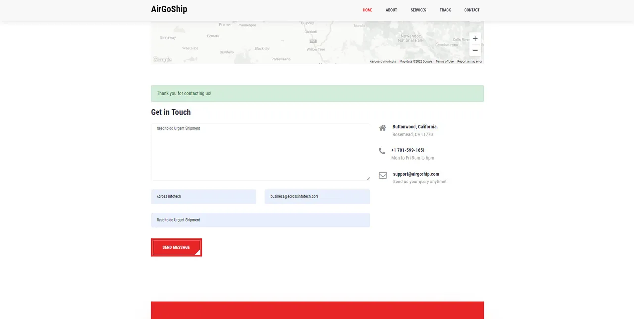Airgoship: Contact options