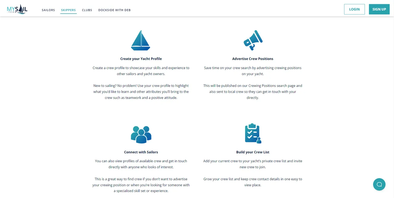 My Sails Team: Community experience